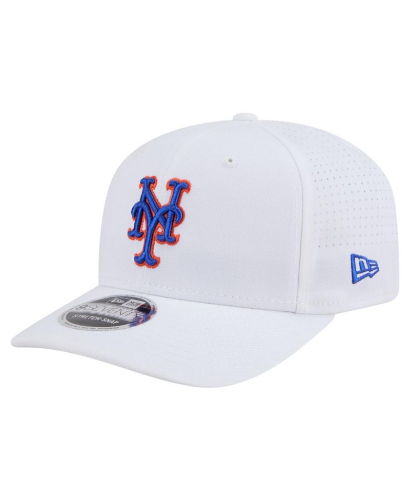 Men's White New York Mets COOLERA 9SEVENTY Adjustable Hat