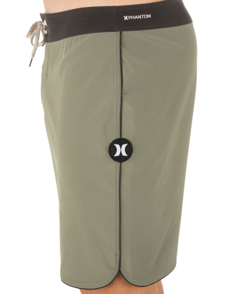 Men's Phantom Eco Block Party Solid Swim Board Shorts, 7" Inseam