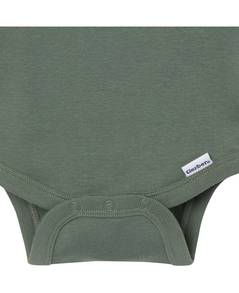 Baby 5-Pack Short Sleeve Bodysuits, Cozy Neutral, 24 Months