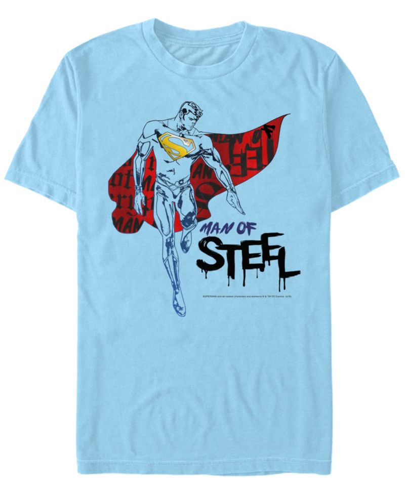 DC Men's Superman Man of Steel Short Sleeve T-Shirt