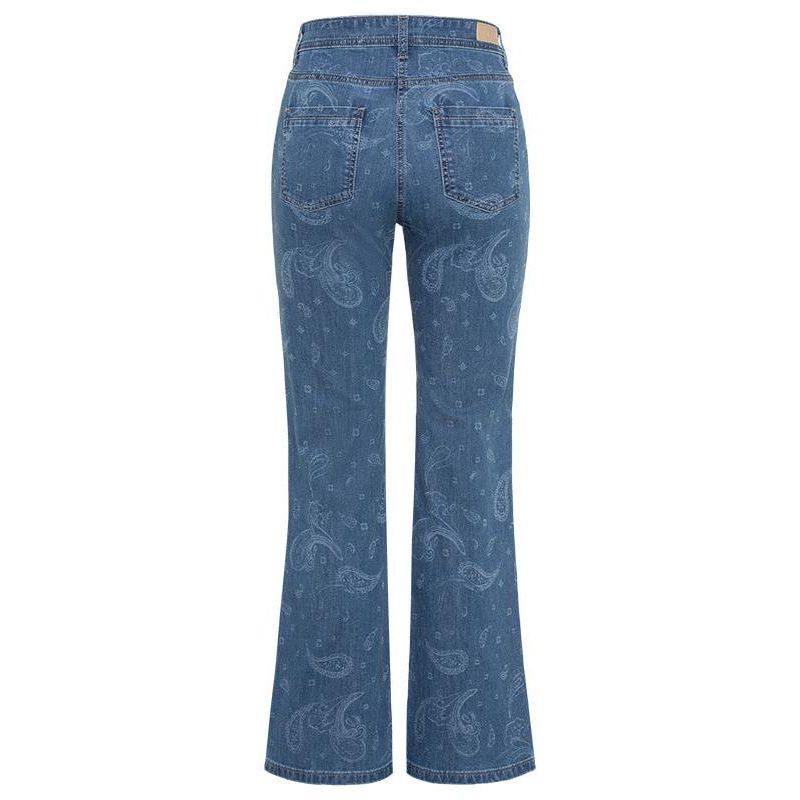 Women's Mona Fit Paisley Motif Jean