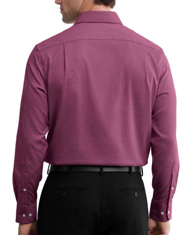 Men's Flex Stretch Classic-Fit Spread-Collar Dress Shirt