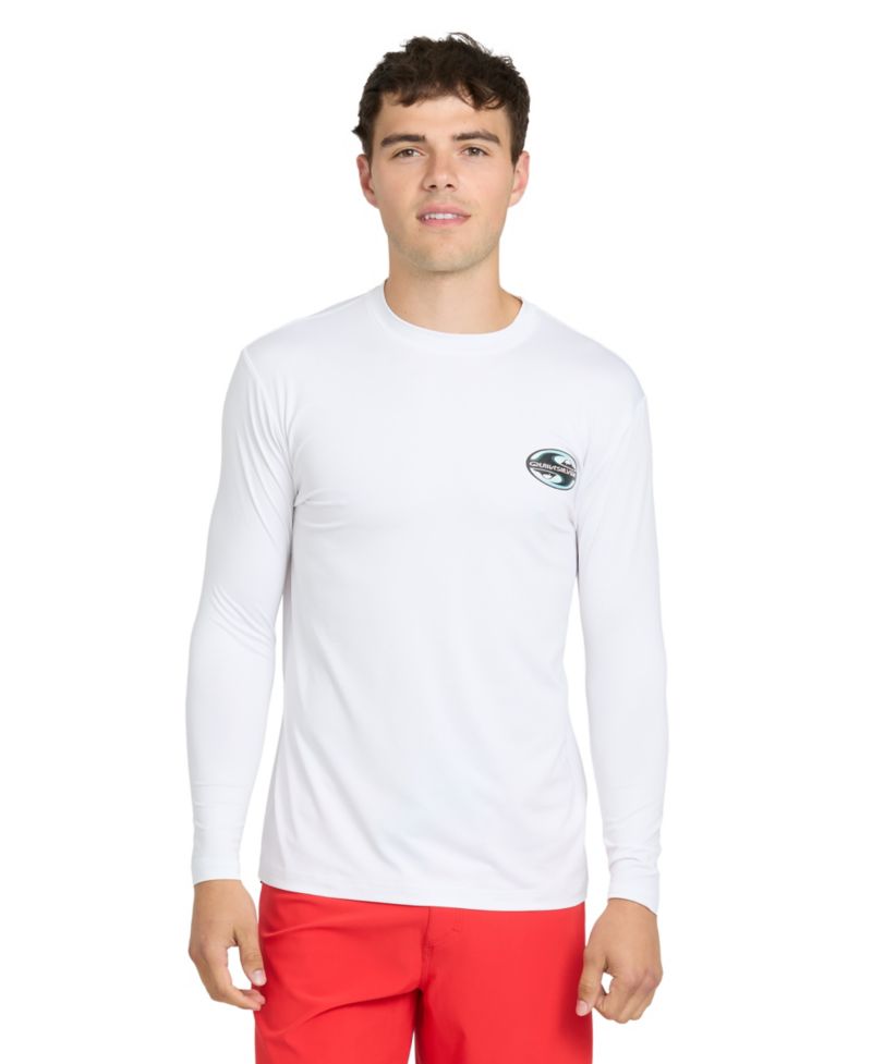 Men's Graphic Long-Sleeve Swim T-Shirt