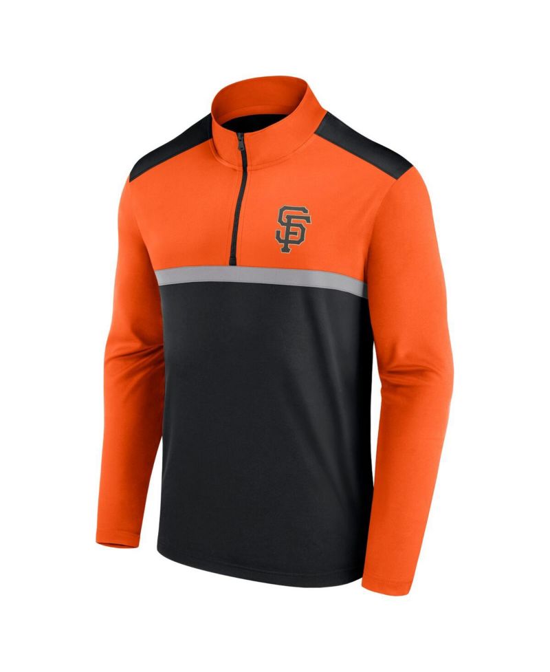 Men's Black San Francisco Giants Unstoppable Quarter-Zip Top
