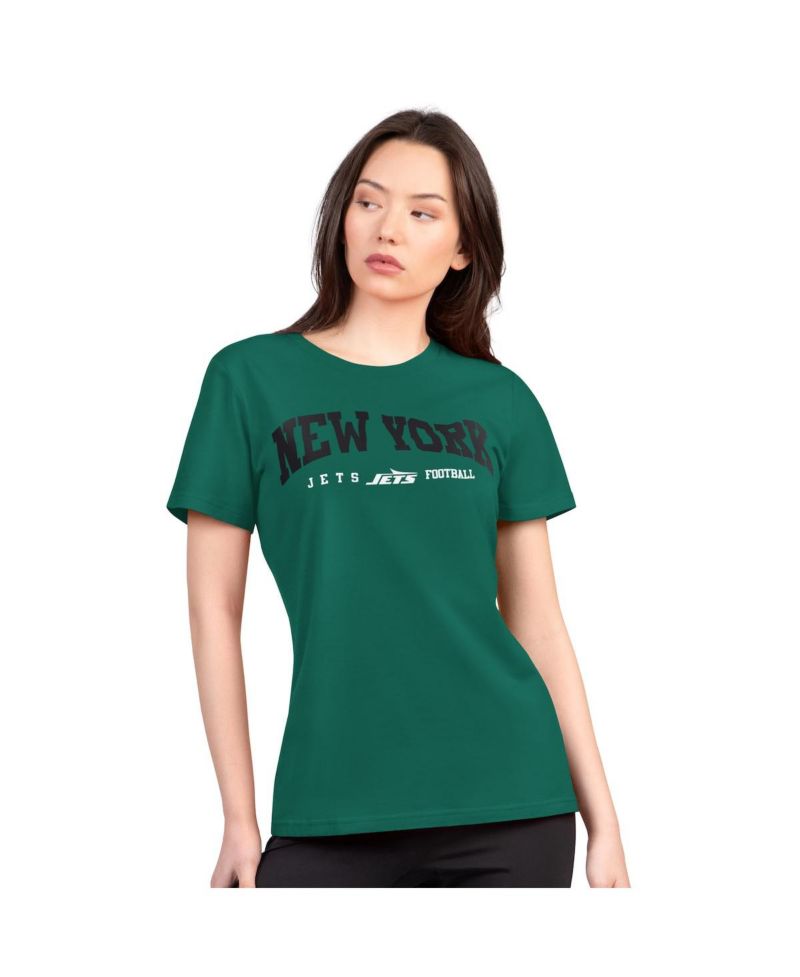 Women's Green New York Jets Super-Slim Lightweight Winning Crew T-Shirt