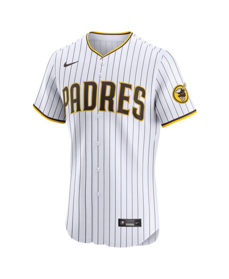 Men's Manny Machado White San Diego Padres Home Elite Jersey