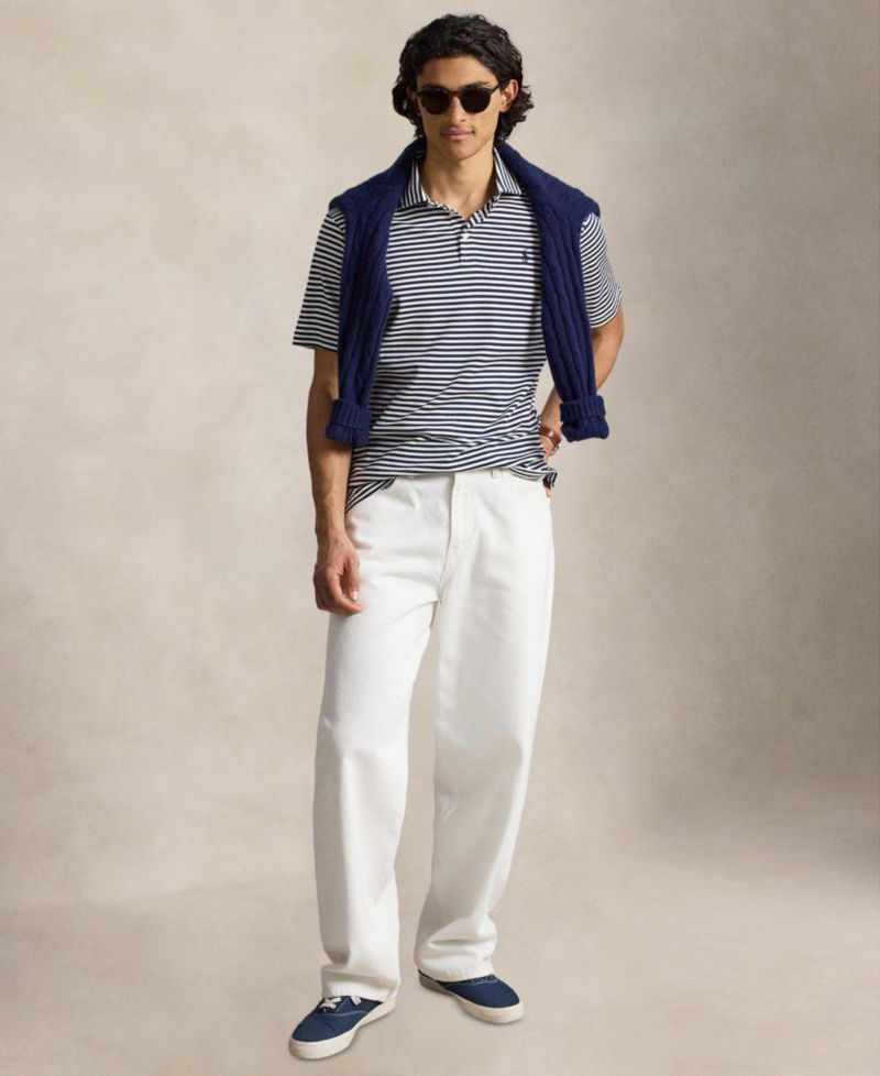 Men's Classic-Fit Soft Cotton Polo Shirt