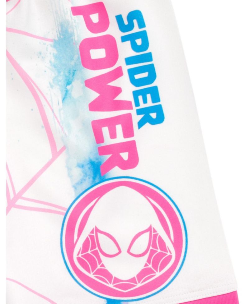 Girls Spider-Man Spider-Gwen Ghost Spider Tank Top and Bike Shorts to