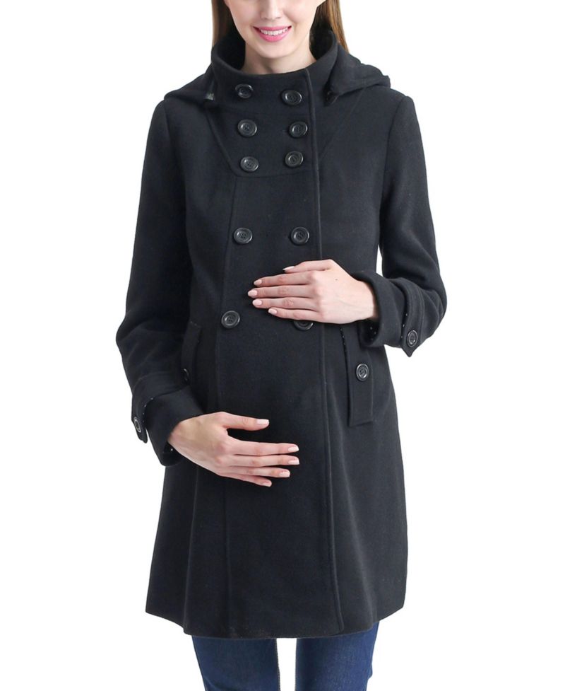 Women's Maternity Penelope Wool Blend A-Lined Coat