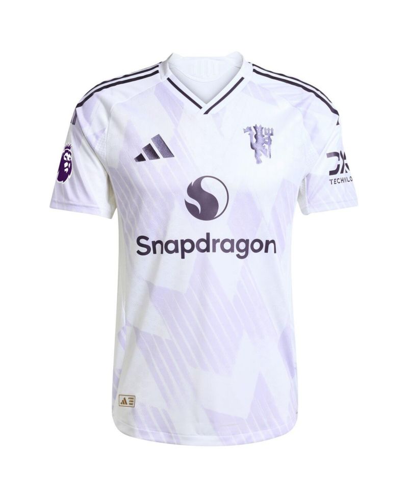 Men's White Manchester United 2025/26 Away Authentic Jersey