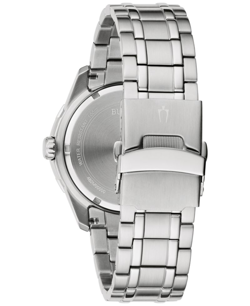 Men's Stainless Steel Bracelet Watch 42mm
