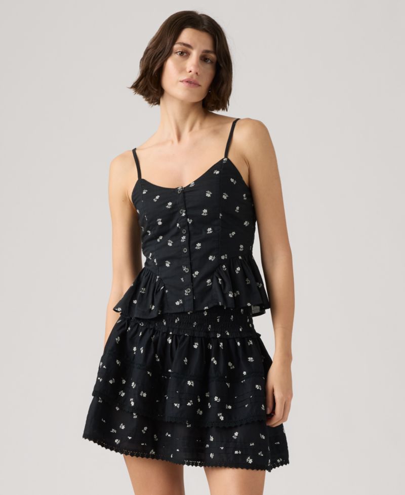 Premium Women's Monet Floral Sleeveless Blouse