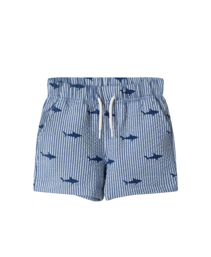 Infant Boys Shark Buttondown and Shorts Cabana Set