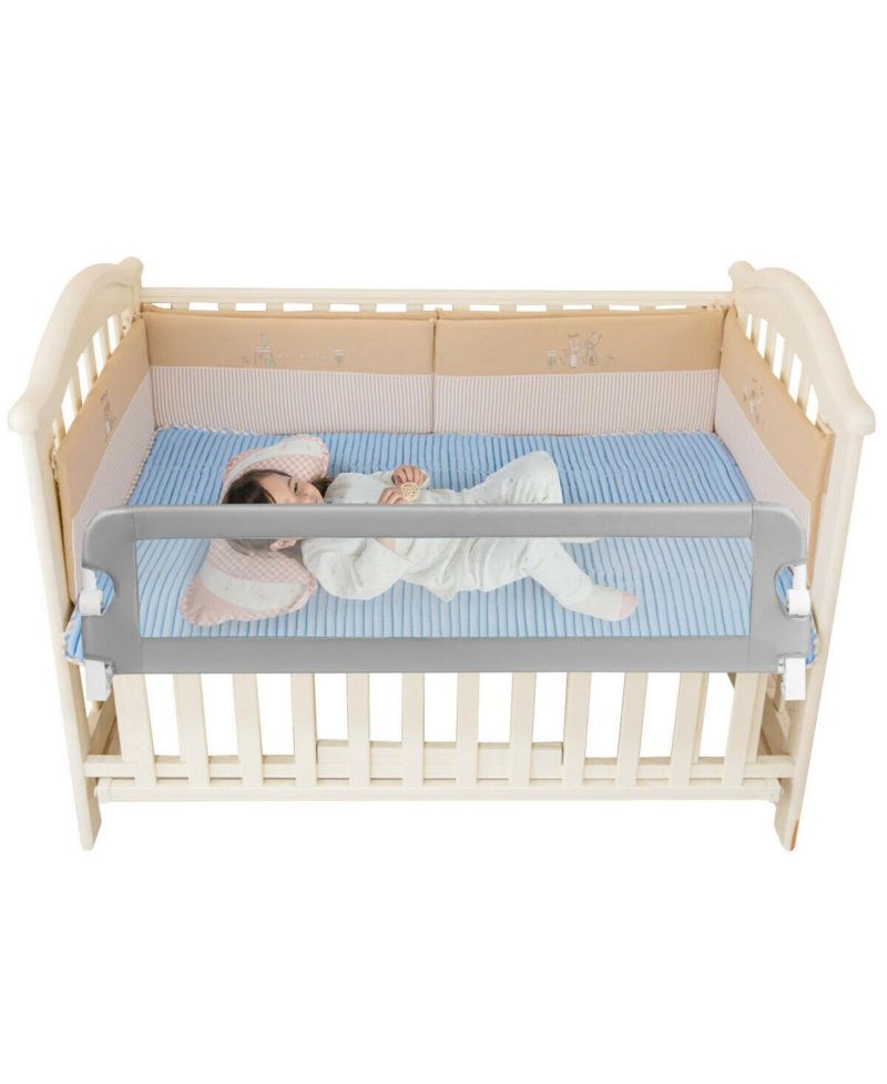 Extra Long Foldable Bed Guard Rail for Children, Easy to Install and Store