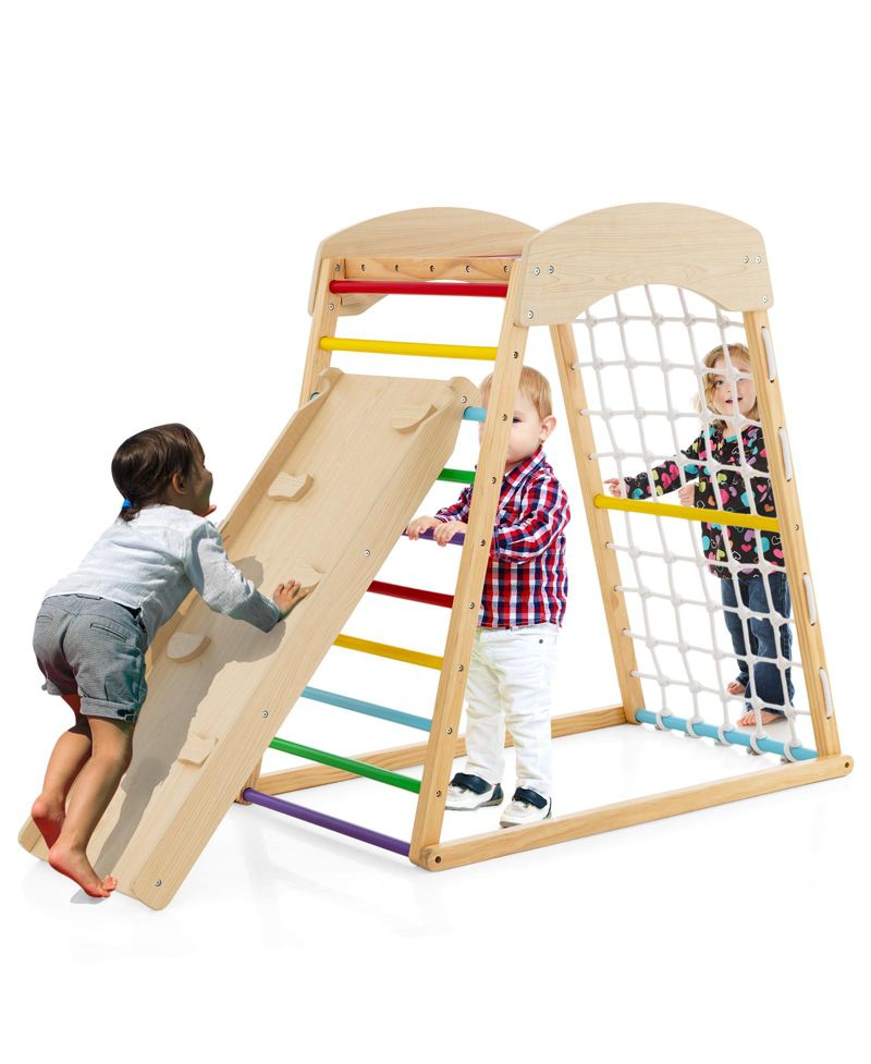 Jungle Gym 6-in-1 Wooden Indoor Playground