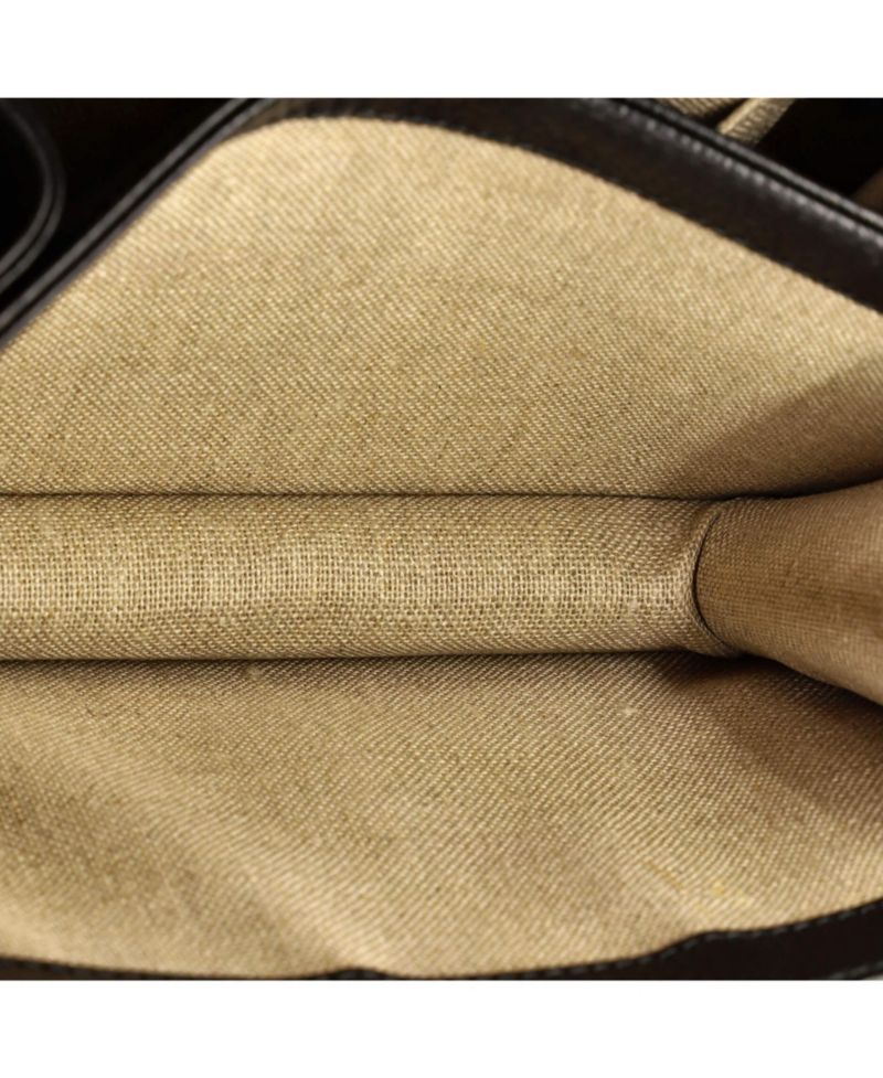 Small Interlocking Shoulder Bag Leather