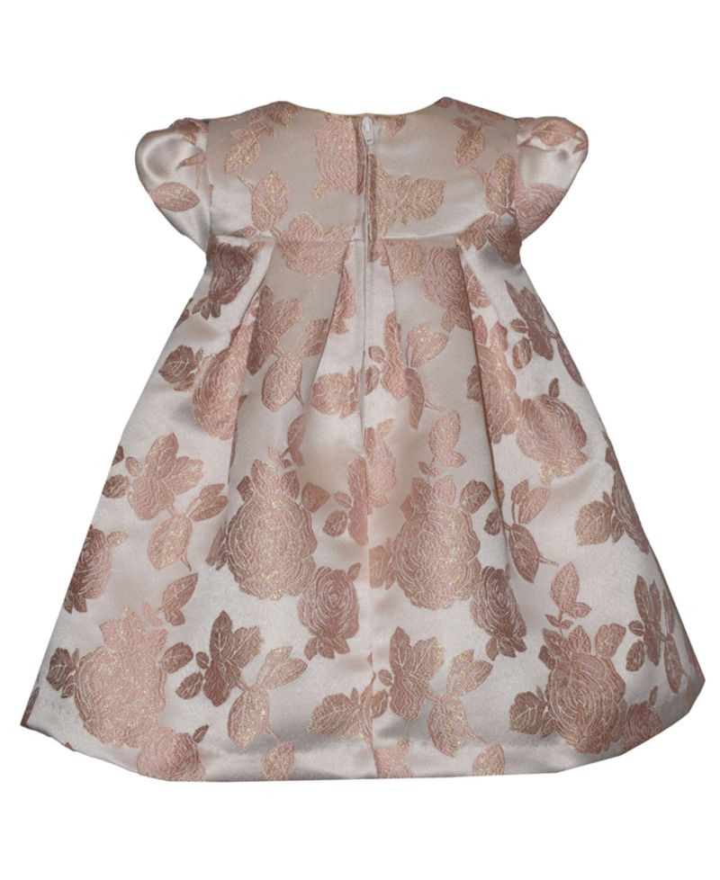 Baby Girls' Trapeze with Bow Short-Sleeve Dress