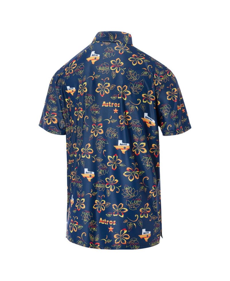 Men's Navy Houston Astros Cooperstown Collection Performance Polo Shirt