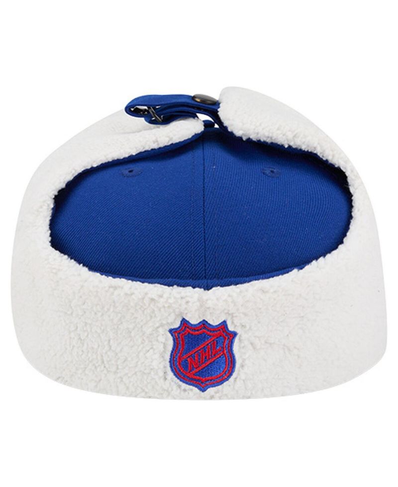 Men's Blue New York Rangers Injection Dog Ear Classic Fitted Hat