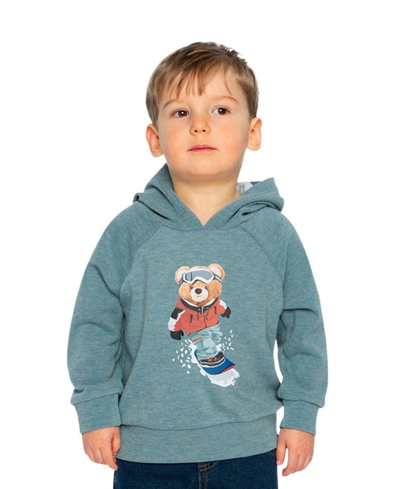 Little and Big Boy 6-8 Years Hoodie with Screenprint