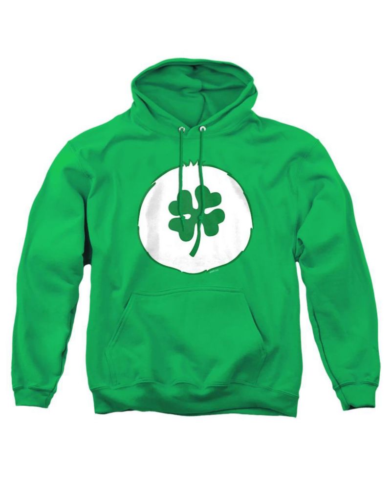 Men's Good Luck Belly Long-Sleeve Graphic Pullover Hoodie
