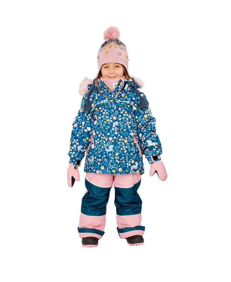 Little Girls (6-8) Two Piece Discover Snowsuit Print
