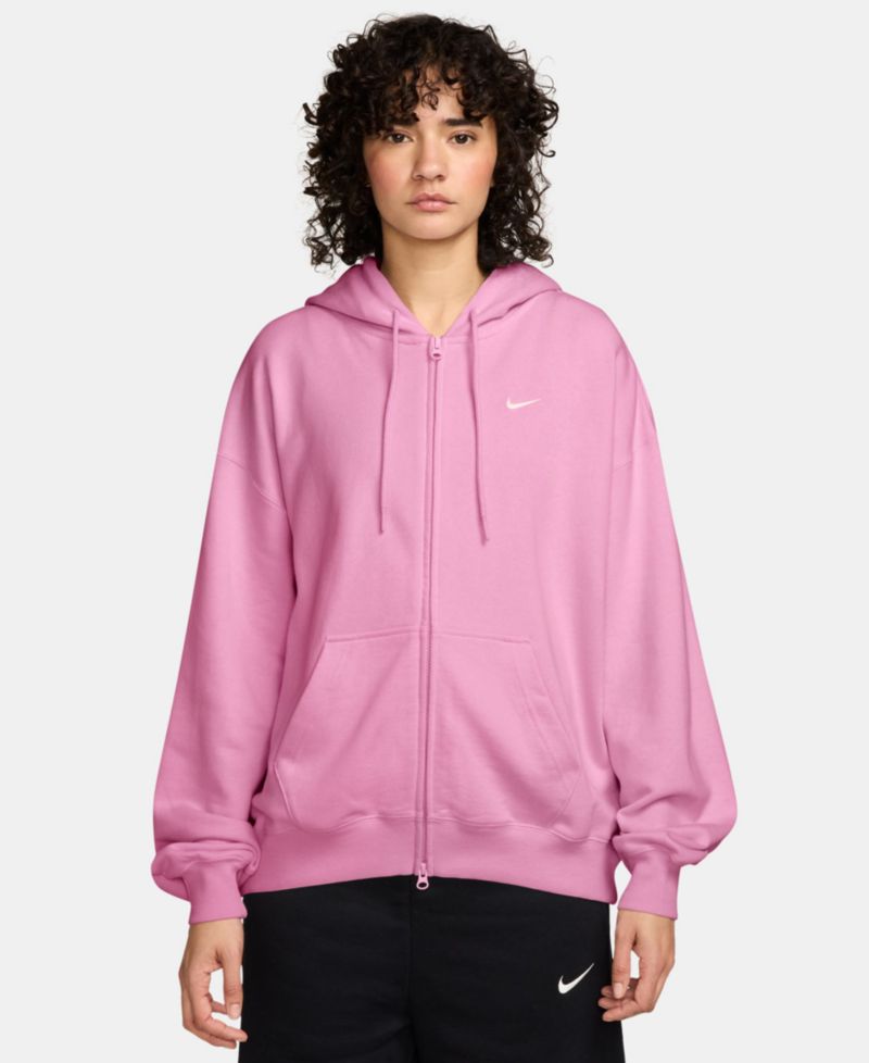Women's Studio Fleece Light Weight Oversized Full-Zip Hoodie