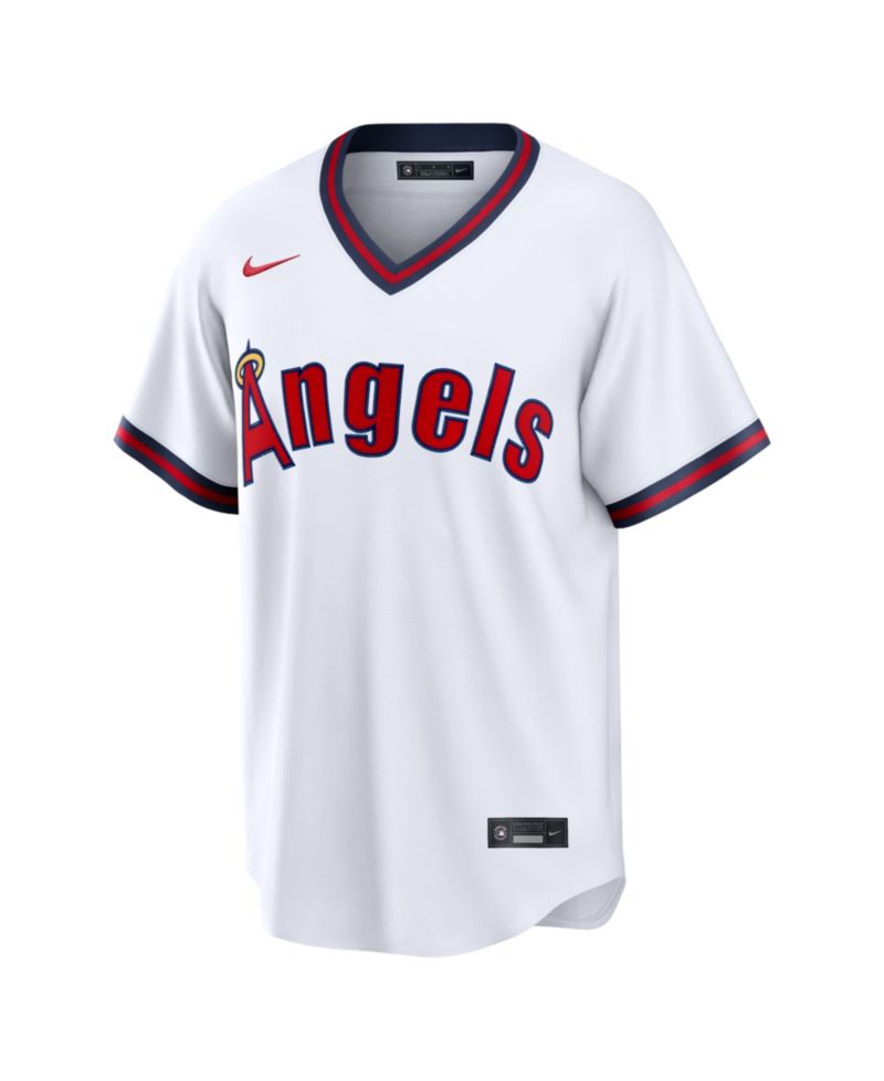 Men's Logan O'Hoppe White Los Angeles Angels Alternate Replica Jersey