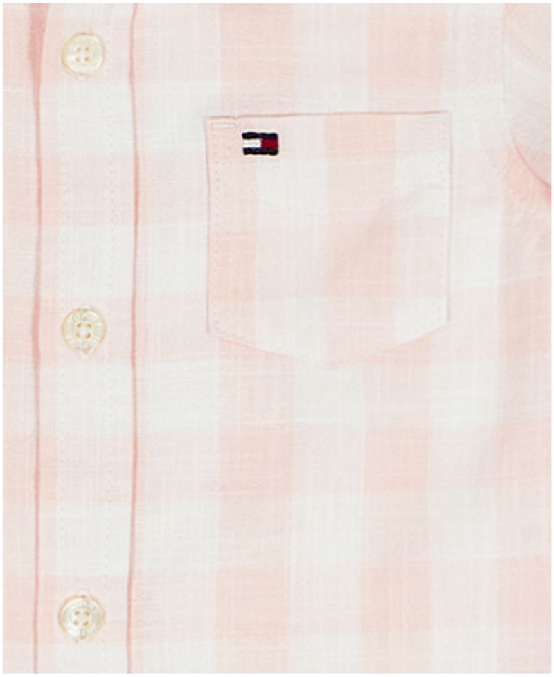 Boys' 2T-7 Button-Front Shirt and Shorts, 2-Piece Set