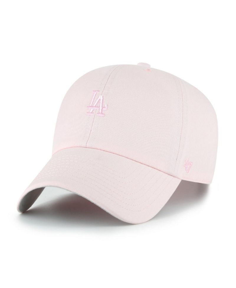 Men's and Women's Light Pink Los Angeles Dodgers Pastel Clean Up Adjustable Hat