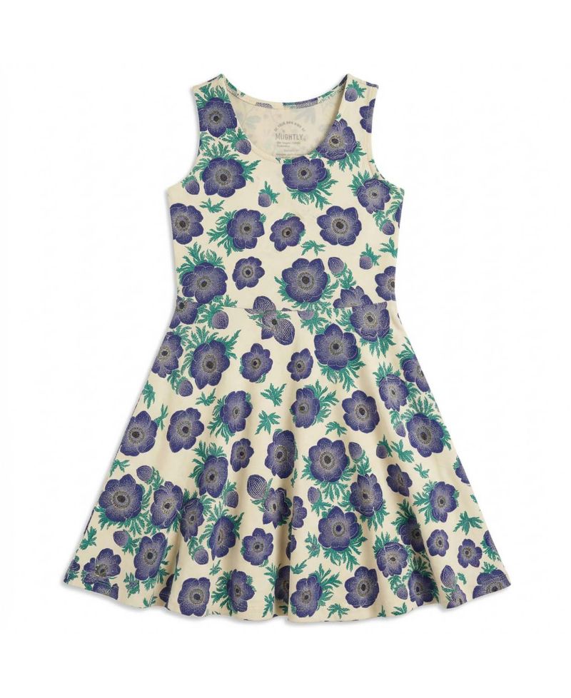 Girls Toddler Fair Trade Organic Cotton Print Sleeveless Twirl Dress