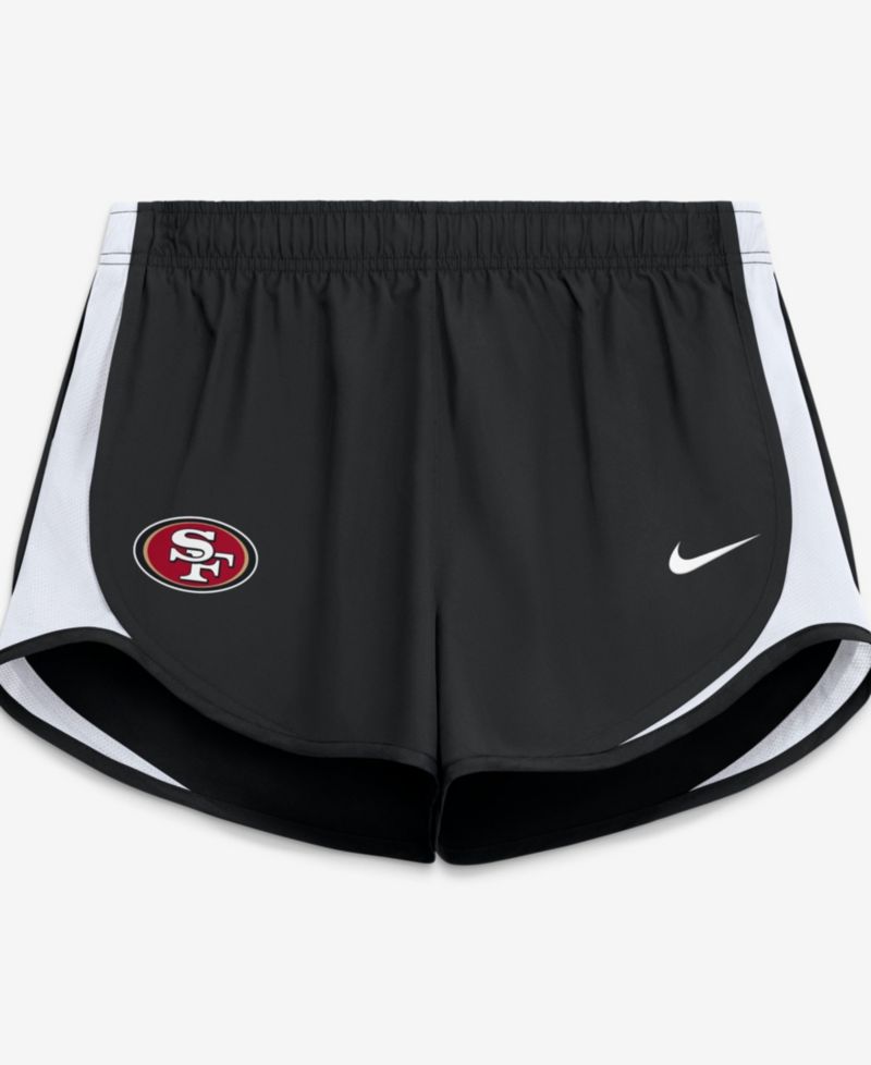 Women's Black San Francisco 49ers Tempo Mid- Dri-FIT Shorts
