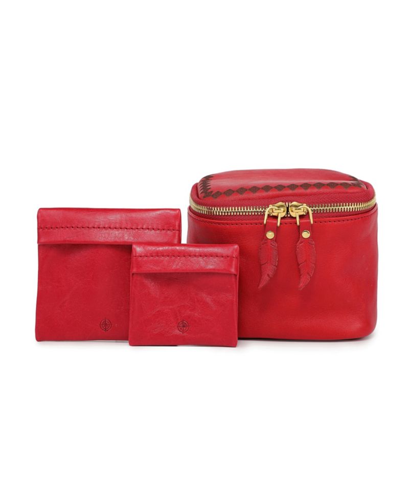 Celosia Cube Leather Jewelry Case