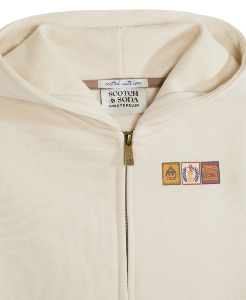 Big Boys Graphic Fleece Zip Up Hoodie