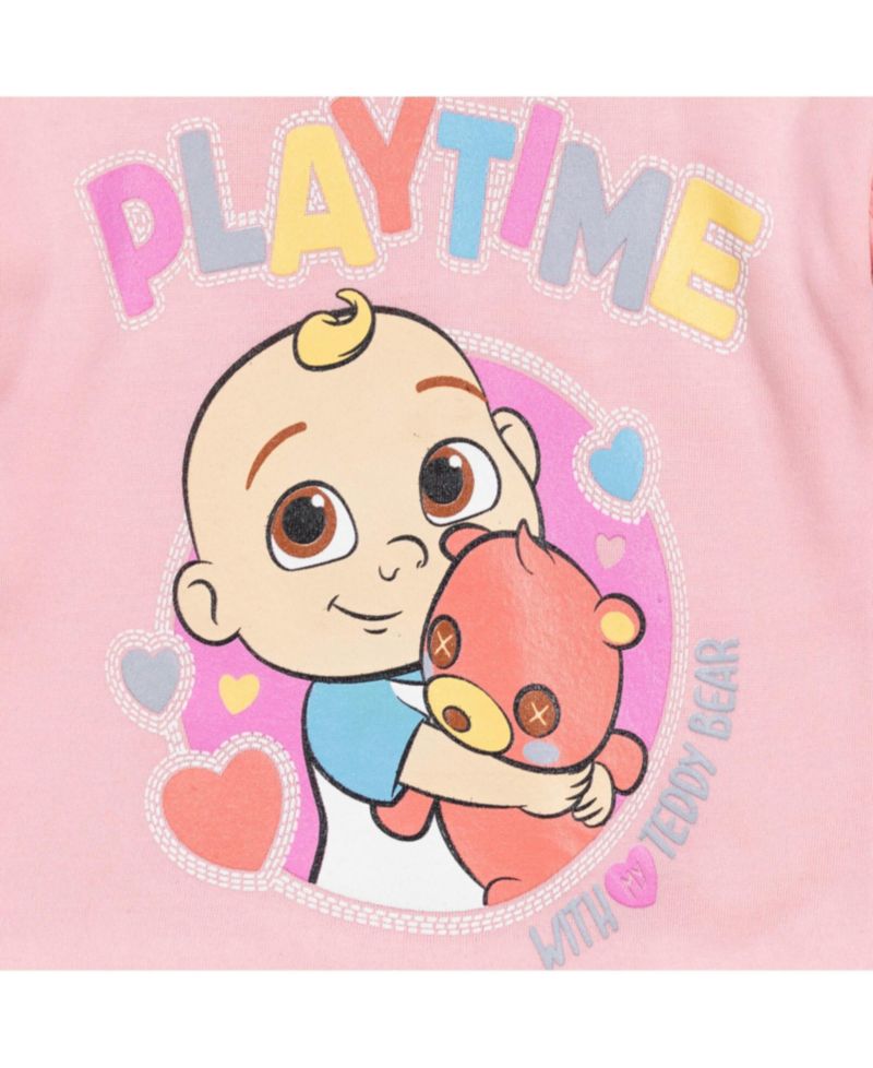 Baby Girls JJ Pullover Fleece Sweatshirt and Pants Set to
