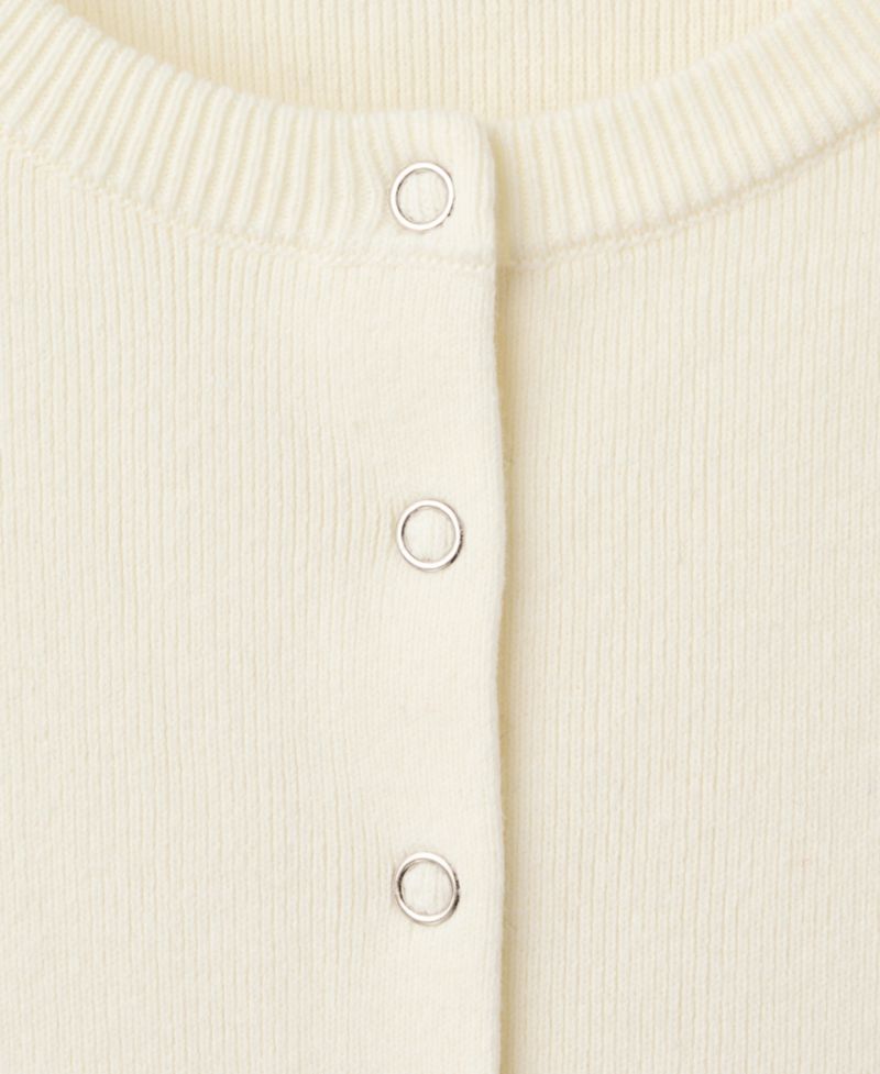 Women's Ribbed Knitted Cardigan Sweater