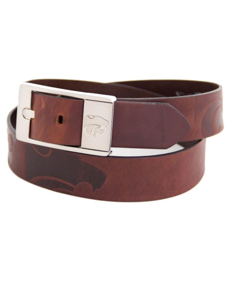 Men's Kansas State Wildcats Brandish Leather Belt