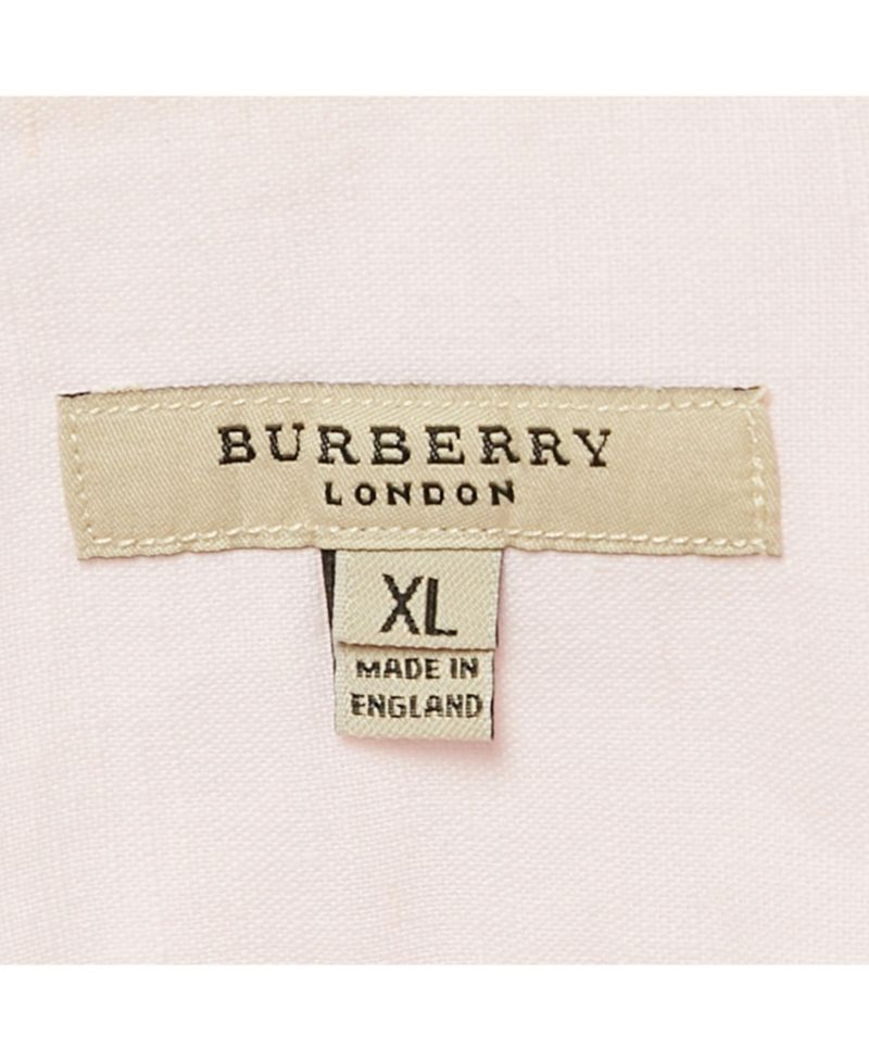 Men's Pink Linen Long Sleeve Shirt
