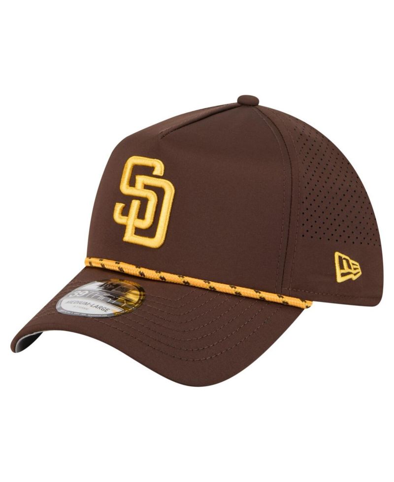 Men's Brown San Diego Padres 39THIRTY A-Frame Perforated Flex Hat