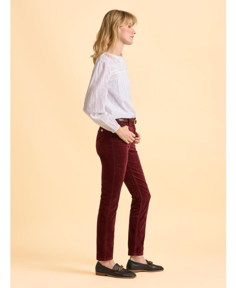 Women's Angelica Long Sleeve Round Neck Shirt