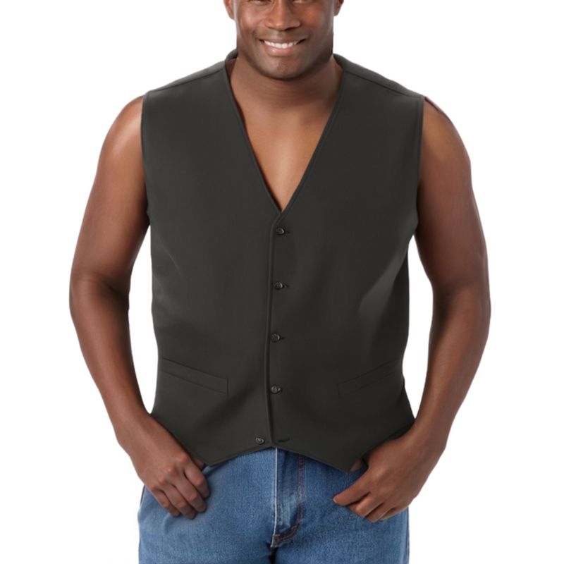 Men's KS Signature Collection Easy Movement 5-Button Suit Vest