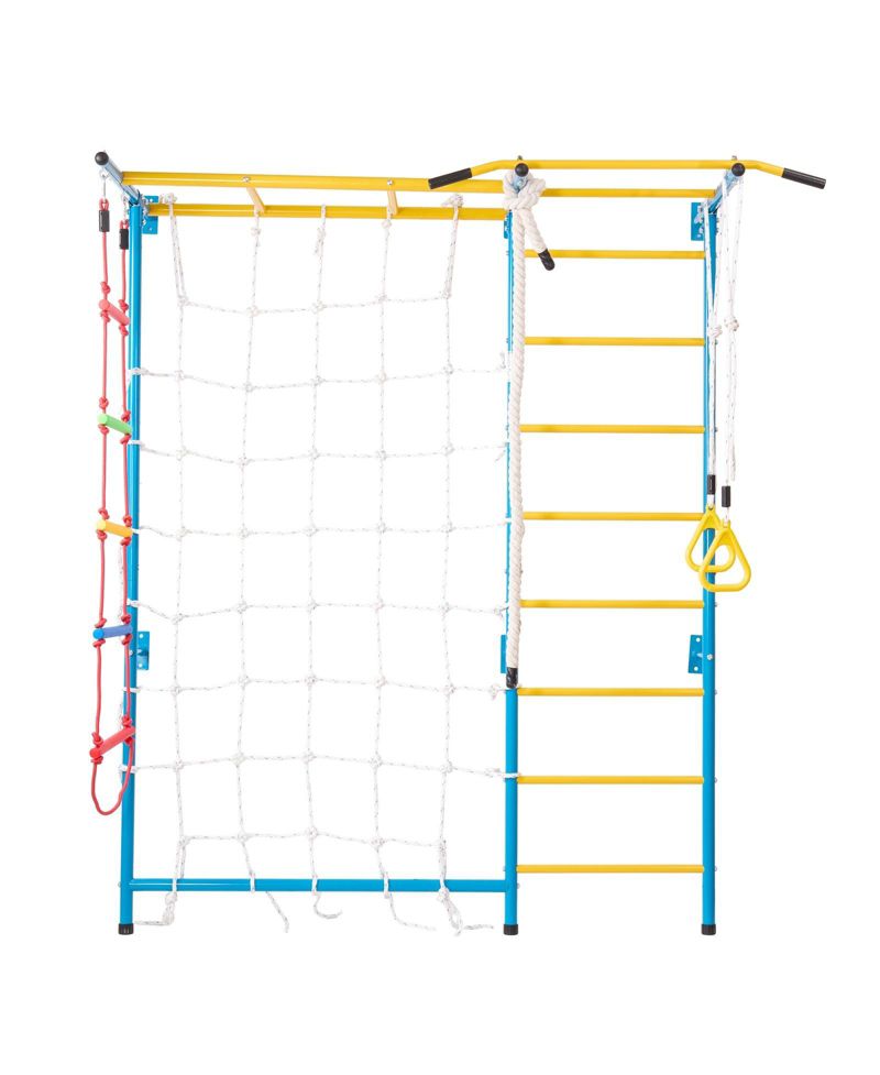 7-in-1 Indoor Wall-Mounted Jungle Gym