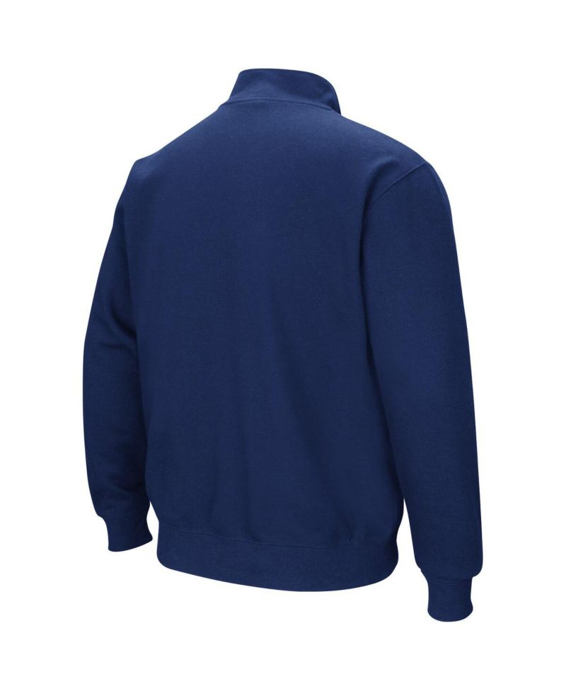 Men's Navy Tennessee Chattanooga Mocs Tortugas Quarter-Zip Sweatshirt