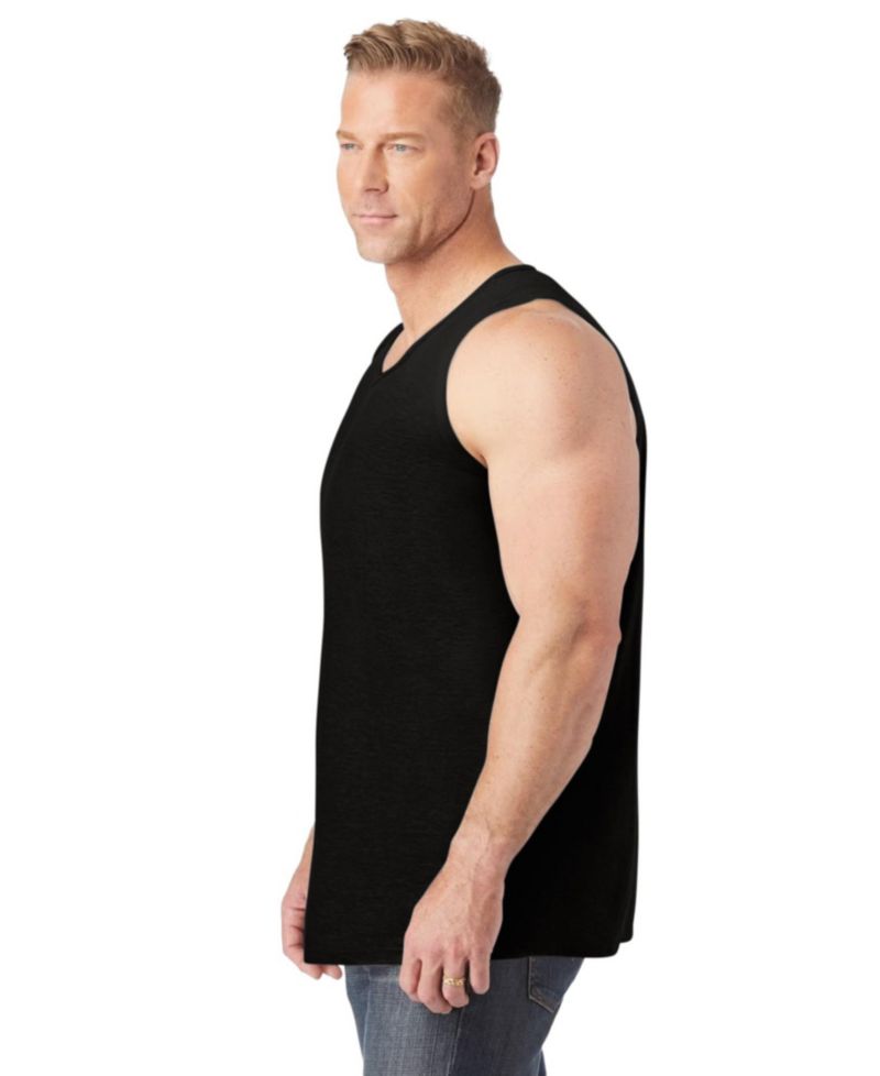 Men's Shrink-Less Lightweight Longer-Length Tank