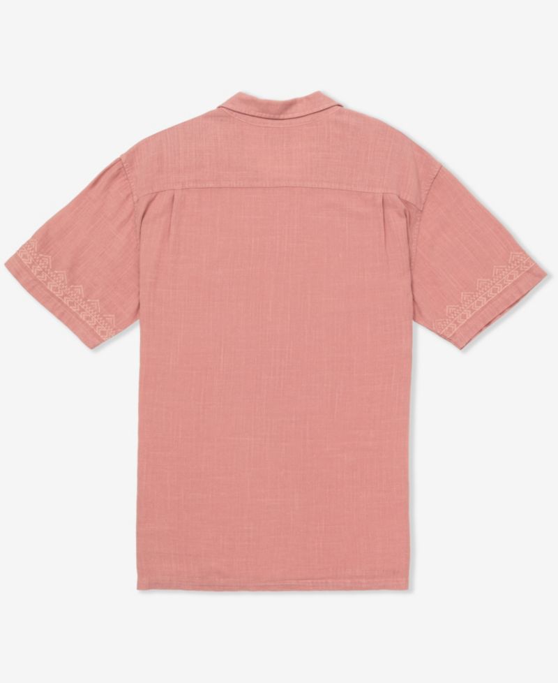 Men's Laguna Camp Embroidered Short Sleeve Shirt