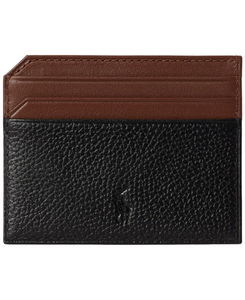Two-Tone Leather Card Case