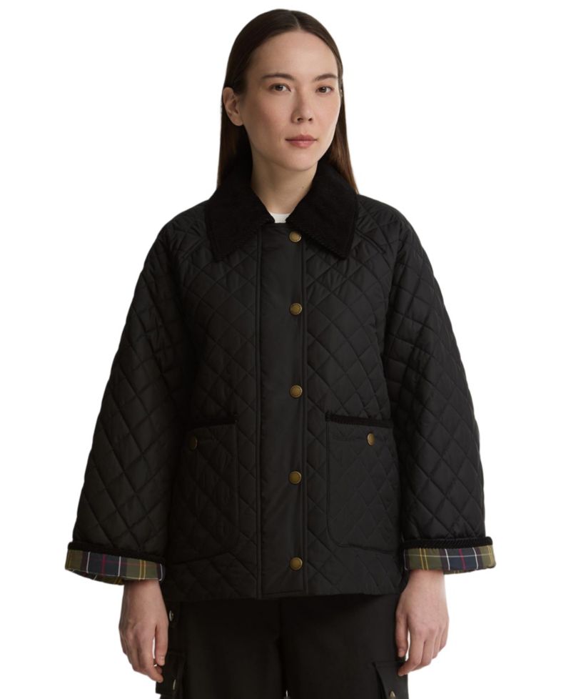 Women's Ava Quilted Short Coat, Created for Macy's