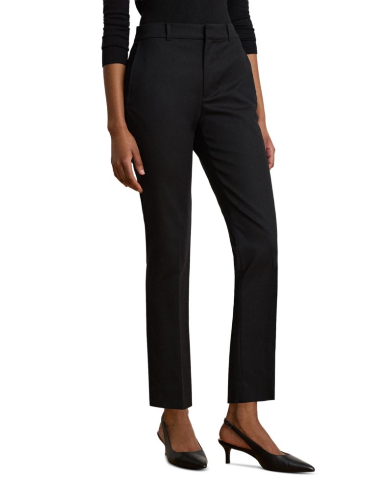 Petite High-Rise Slim Ankle Pants