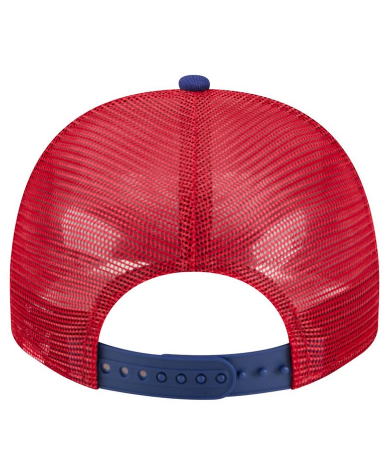 Men's Cream/Red Philadelphia Phillies Banner A-Frame 9FIFTY Trucker Snapback Hat