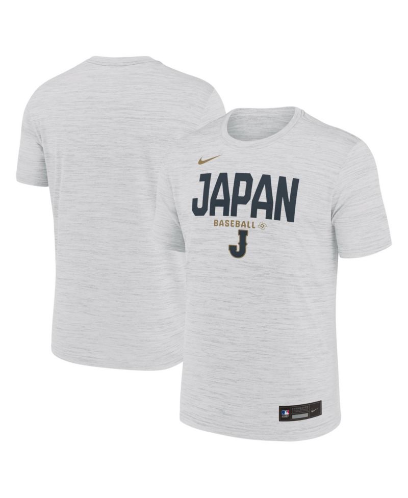 Men's White Japan Baseball 2026 World Baseball Classic Velocity Dri-FIT T-Shirt